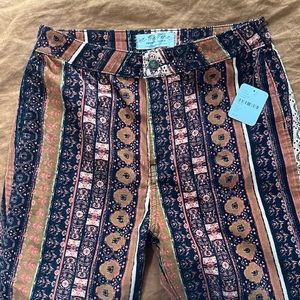 NWT Printed Cord Float On Jeans from Free People